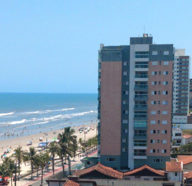 Apartamento Temporada pé na areia Mongaguá Exterior foto